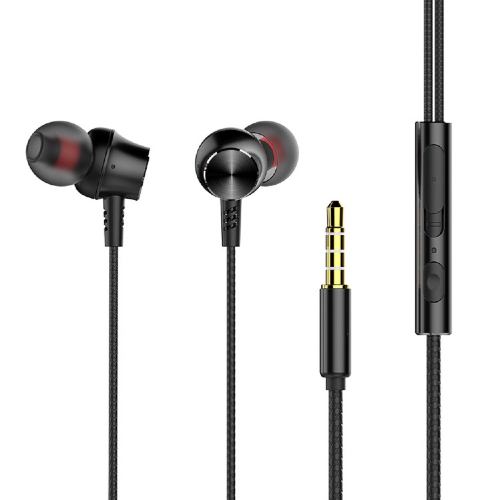 

G8 Universal 3.5mm Wired Headphone PC Phone Deep Bass Line Control Earphone, 501 Original