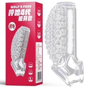 Men's Enlarged Penis Sleeve Locking Delay Sleeve