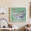 Nightingale Fairy-14CT Stamped Cross Stitch 50*43cm/19.69*16.93in tapestrymarket