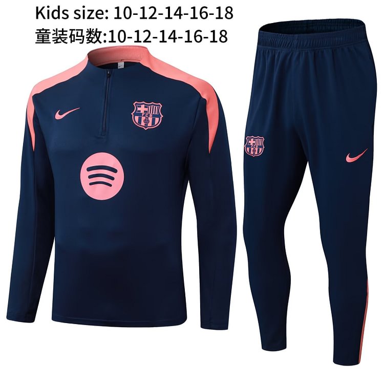 2025-26 Barcelona Royal Blue Jersey Set - Children's Version