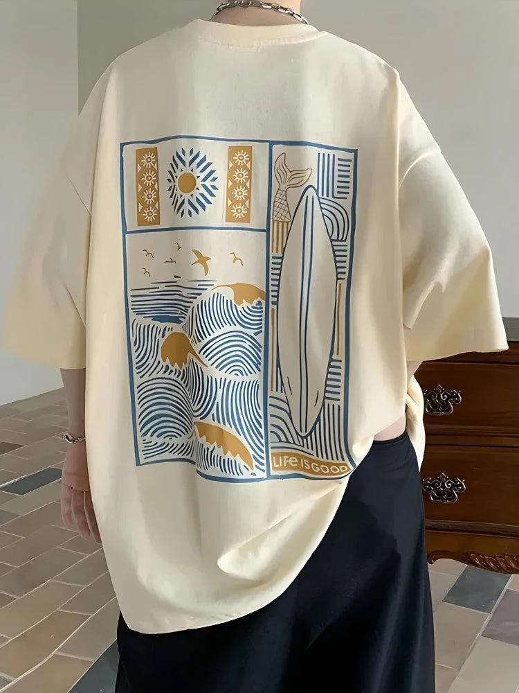 Brownm Boy Summer Time Tee
