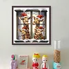 Christmas Giraffe - 18CT Counted Cross Stitch 30*30cm/11.81*11.81in