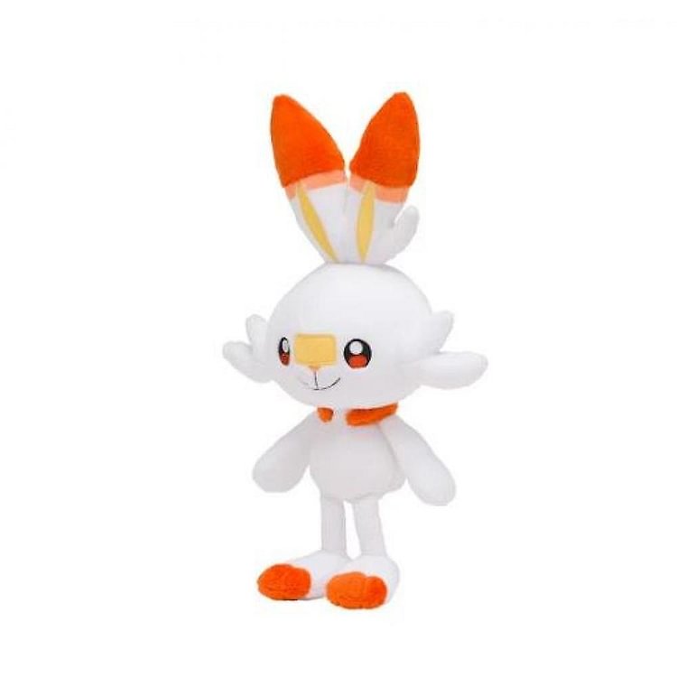35cm Scorbunny Rabbit Plush Cute Sword Shield Anime Game Elf Doll Toys For Children Gift
