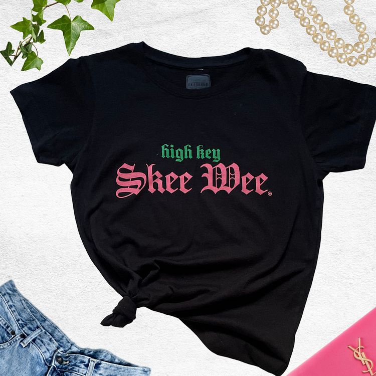 High Key Skee Wee T-Shirt In Black