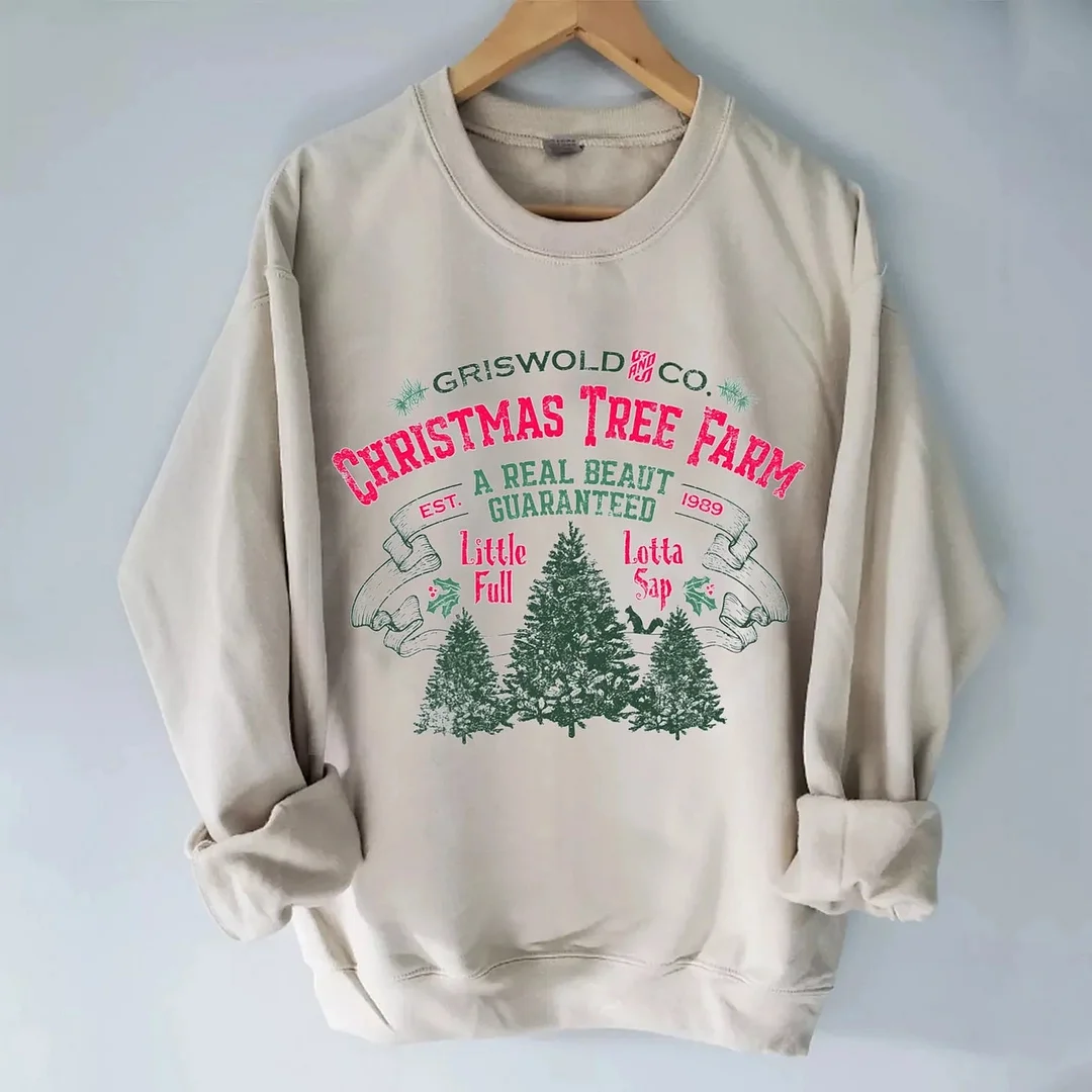 Eagerlys Griswold Christmas Tree Farm Sweatshirt Eagerlys
