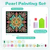 Neonfarbenes Mandala-Muster speziell geformte 5D-DIY-Teilbohrer-Diamanten-Punkte, Edelstein-Kunst-Kits mit Rahmen, Diamanten-Gem&auml;lde, Edelstein-Kunst 