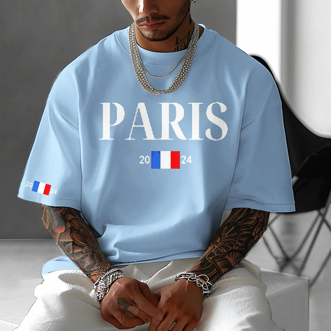 Unisex Paris France 2024 National Logo Basic T-shirt