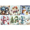 Snowman - Square AB Drills Diamond Painting(45*45cm)