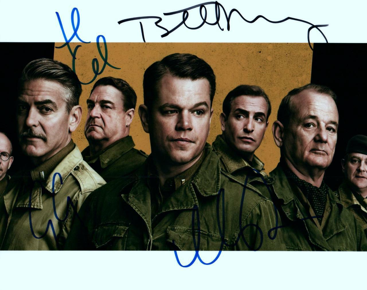 Matt Damon Clooney Murray Goodman autographed 8x10 signed Photo Poster painting Picture and COA