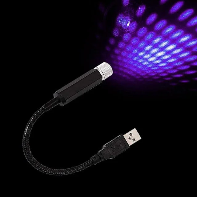 Mini LED Car Roof Star Night Light Projector Atmosphere Galaxy Lamp USB Decorative Lamp Adjustable Car Interior Decor Light