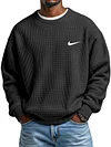 Men's Fashionable Loose-Fitting Versatile Crew Neck Sweatshirt