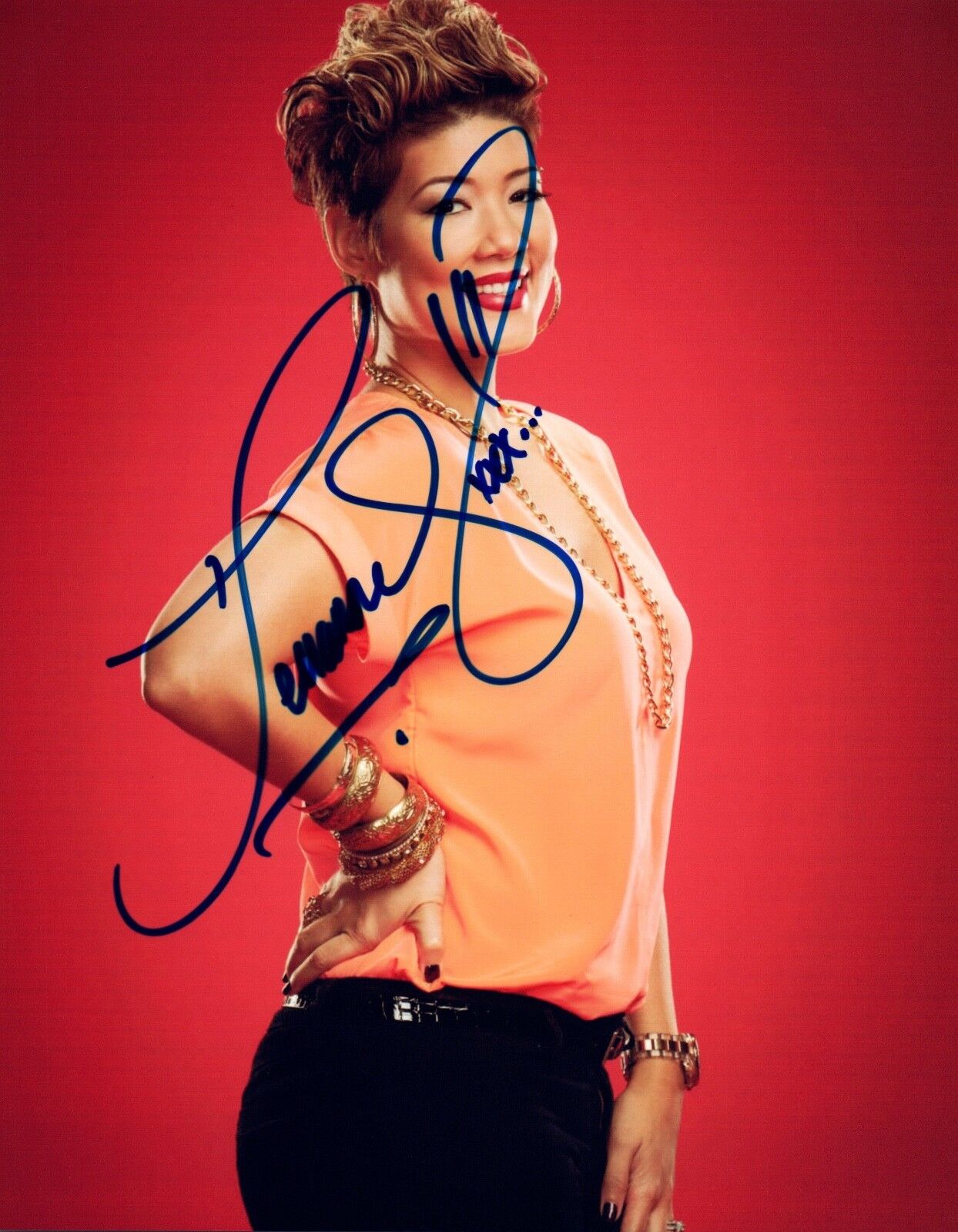 Tessanne Chin Signed Autographed 8x10 Photo Poster painting The Voice COA VD