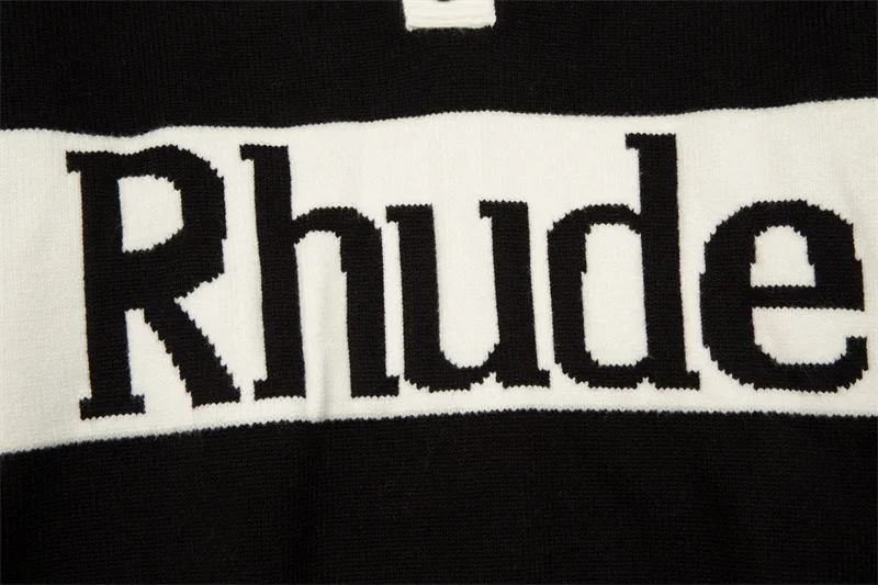RHUDE 2023 New autumn and winter knitted sweaters