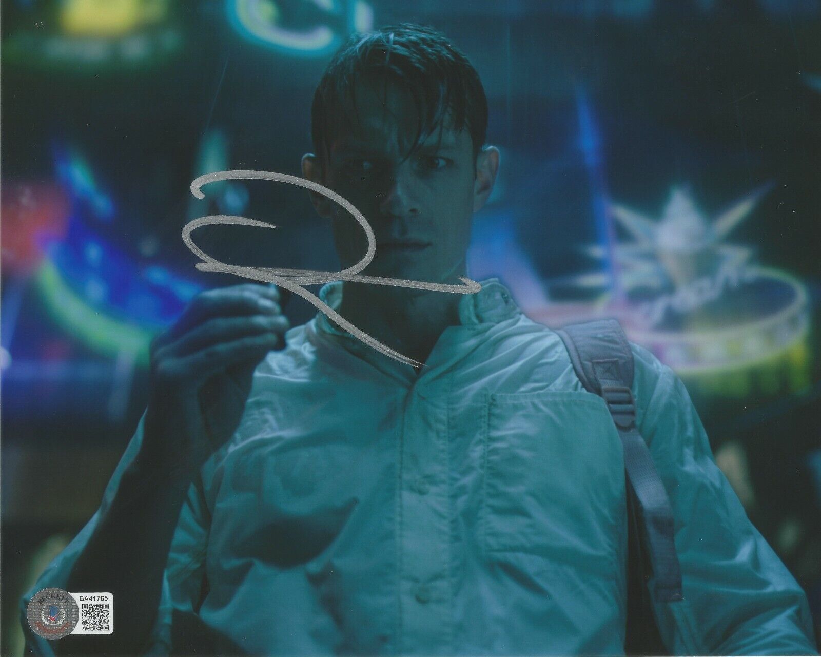 Joel Kinnaman Altered Carbon Signed 8x10 Photo Poster painting Beckett Authentic