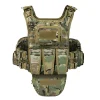Multi-function Quick Release Snake Buckle Bulletproof Vest Adjustable MOLLE Tactical Vest