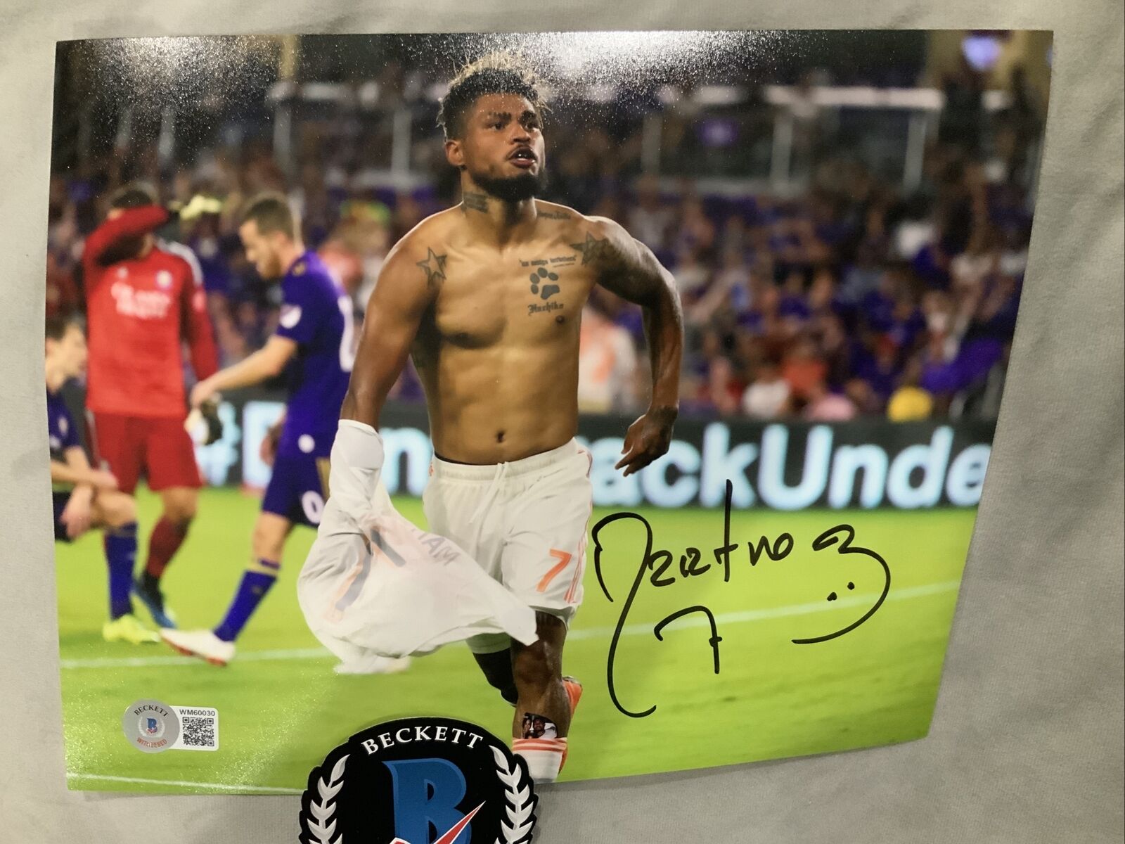 Josef Martinez Atlanta United Autograph Signed 8x10 Photo Poster painting Beckett Bas Coa