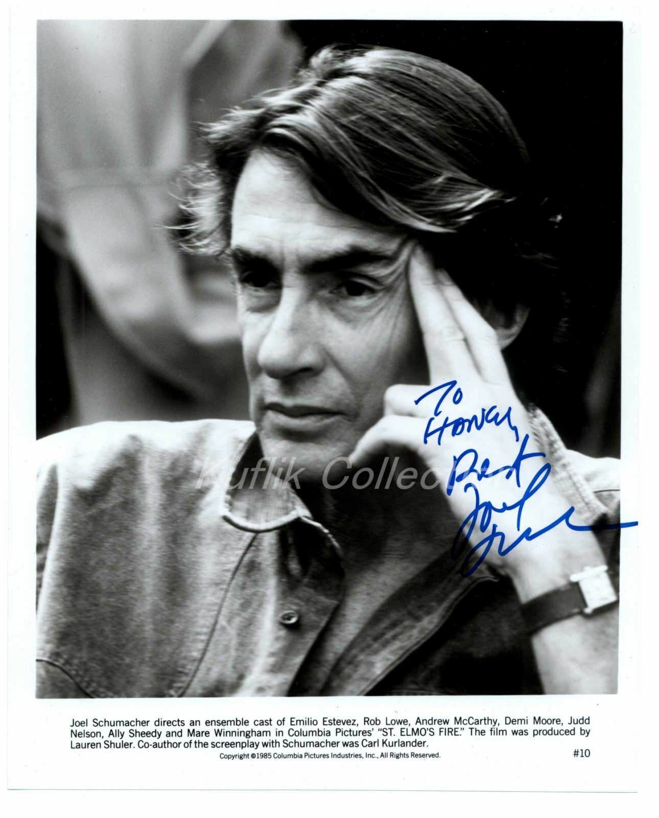 Joel Schumacher - Director Signed Autograph 8x10 Photo Poster painting