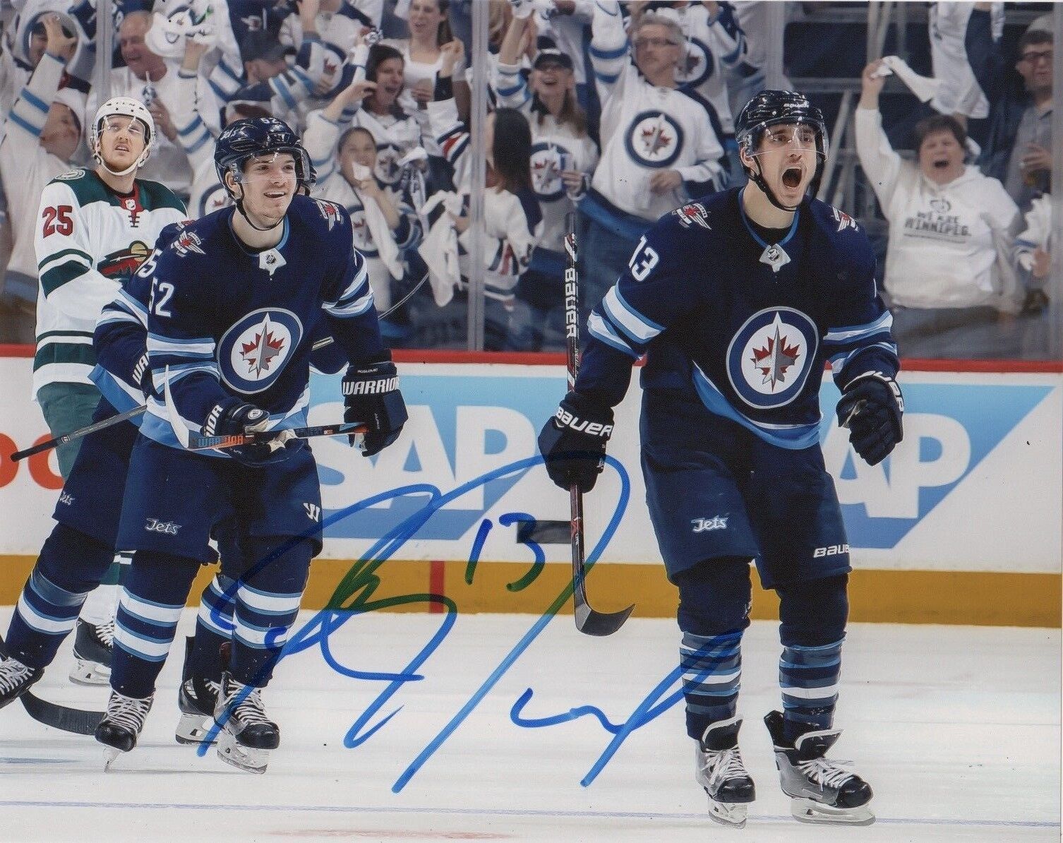 Winnipeg Jets Brandon Tanev Autographed Signed 8x10 NHL Photo Poster painting COA #2