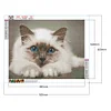 Kitty 5d DIY Diamond Painting Kits volle runde Bohrer Wanddekoration Handwerk (NH2609)