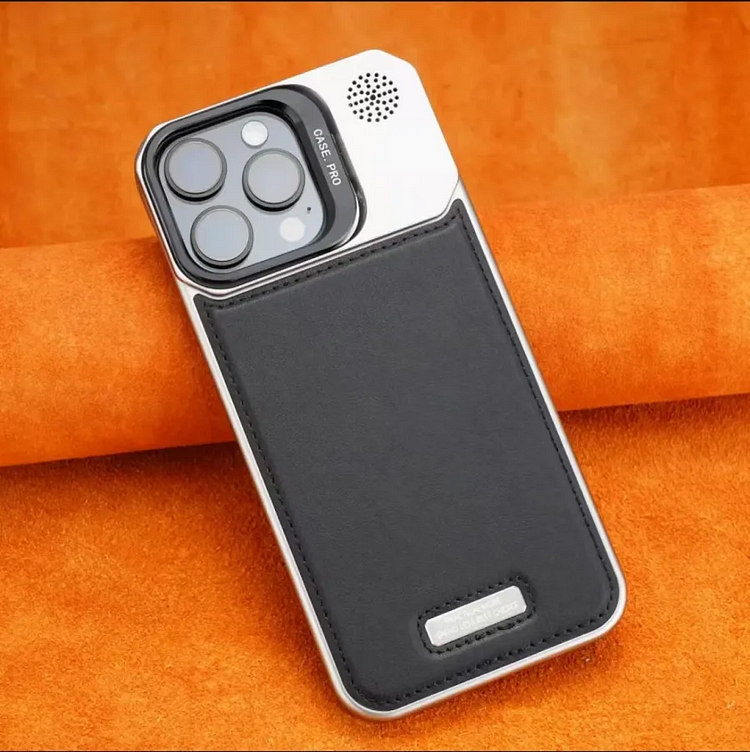 Luxury Frameless Leather Holder Magnetic iPhone Case