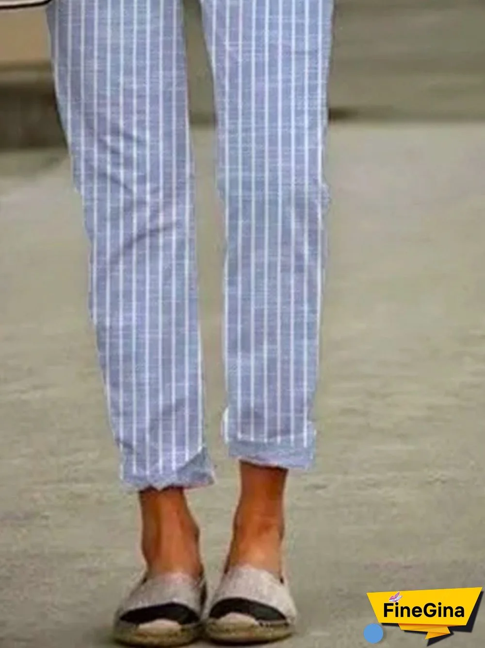 Cotton-Blend Pants