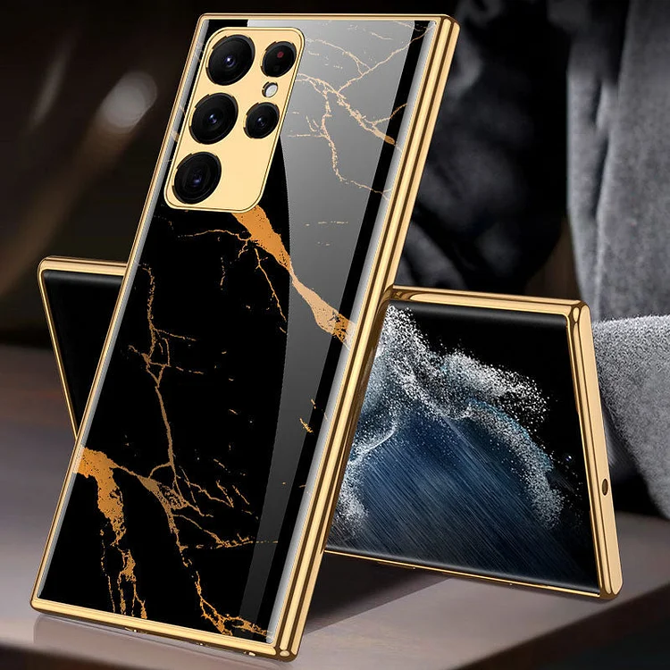 2022 Luxury Camera All-inclusive Electroplating Process Case For Samsung Galaxy S22 Ultra Plus