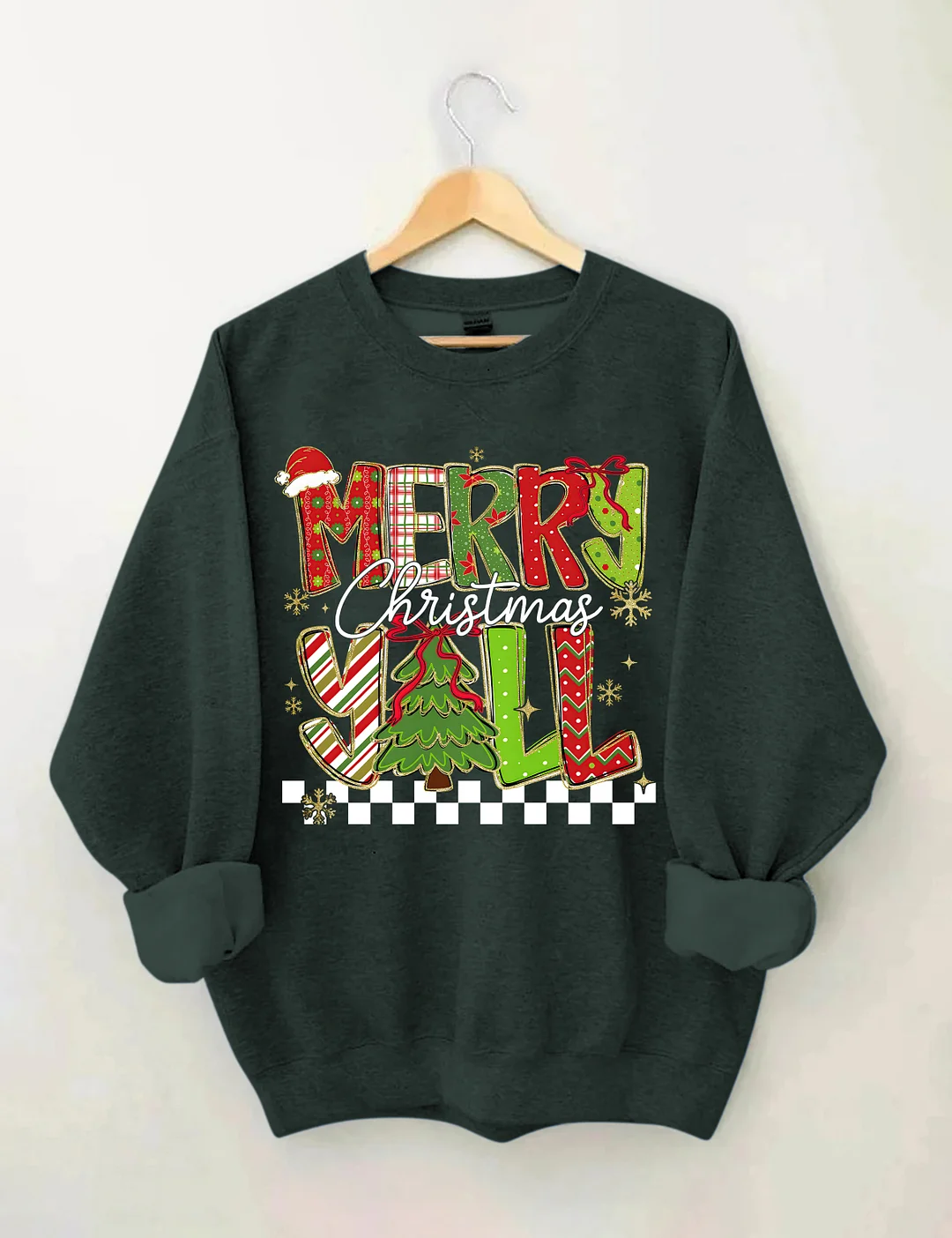 Merry Christmas Y&rsquo;all Sweatshirt