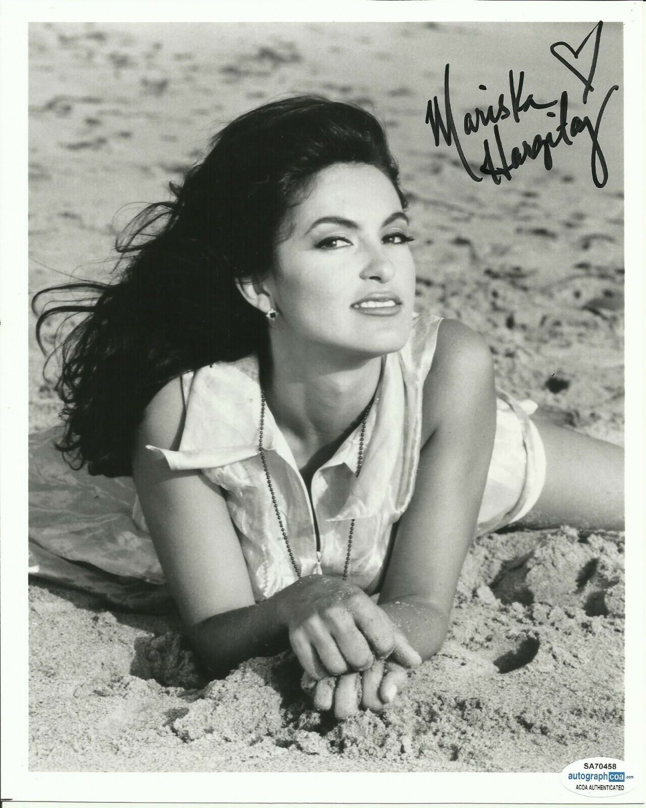 MARISKA HARGITAY SIGNED SEXY Photo Poster painting UACC REG 242 (1) ALSO ACOA CERTIFIED