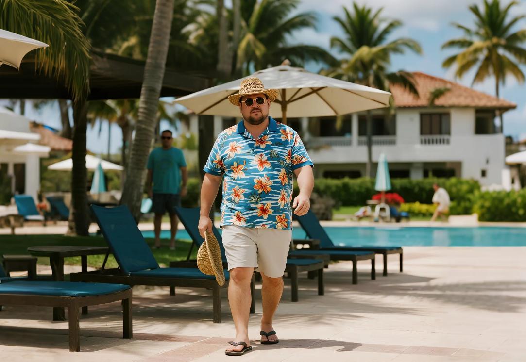 casual big and tall polo short sets