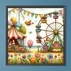 Diamond Painting -DIY Full Round Drill Amusement Park(40*40CM)