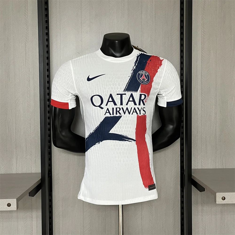 24/25 PSG Paris Saint Germain Away Player Version Football T-Shirt Thai Quality