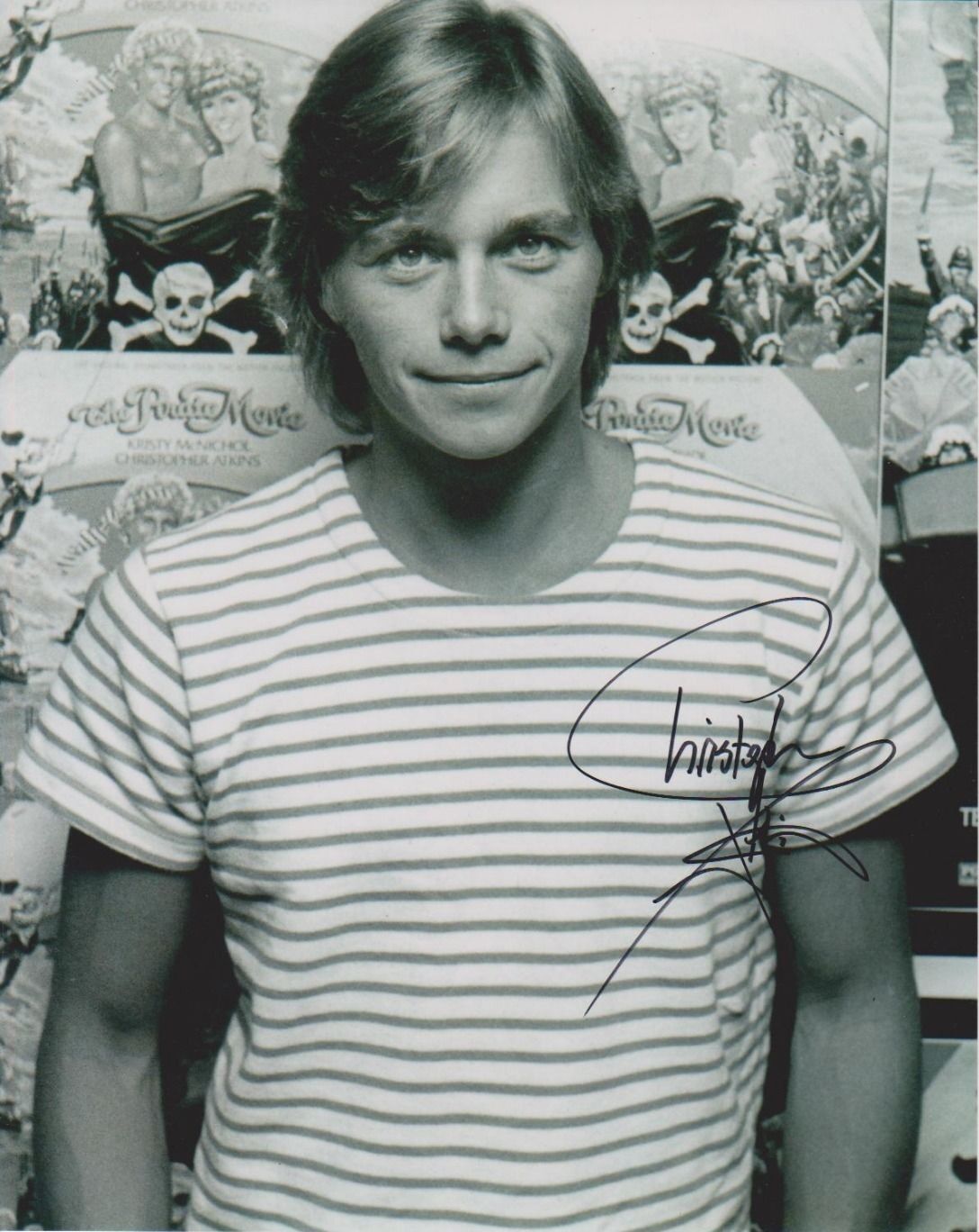 Christopher Atkins Signed Photo Poster painting - The Pirate Movie Starring Kirsty McNichol G276