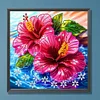 Hibiscus-Crystal Rhinestone Diamond Painting