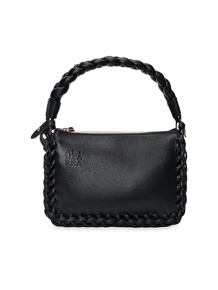 Altuzarra Small Braided Leather Top Handle Bag