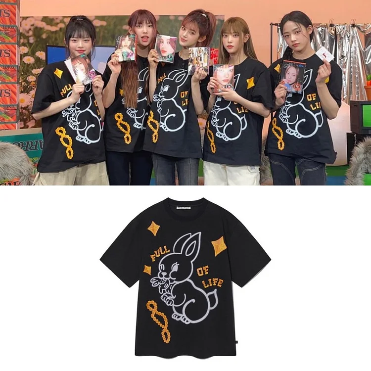 新発売の Sleeve newjeans Tシャツ K-POP・アジア