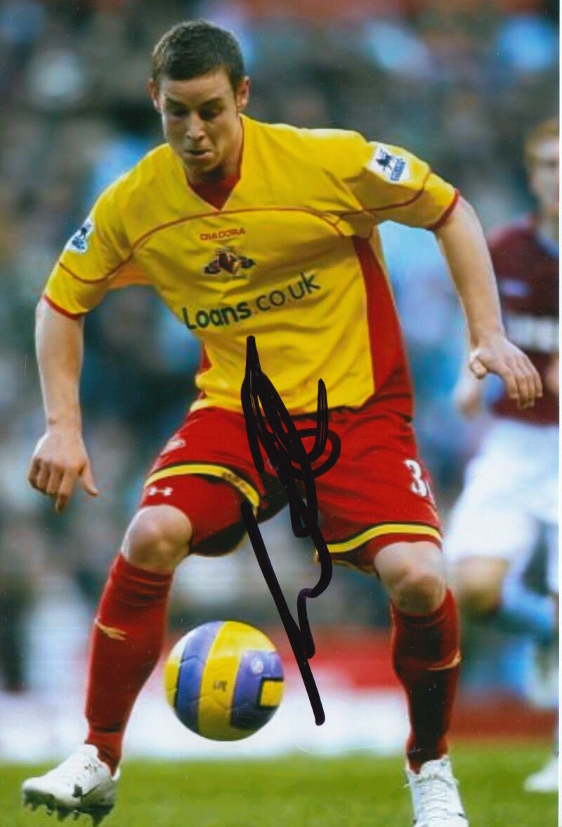 WATFORD HAND SIGNED WILL HOSKINS 6X4 Photo Poster painting 1.