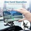 Car Dashboard Phone Holder 360 Rotating Rearview Mirror Navigation Bracket