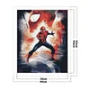 Spiderman-11CT Stamped 3 Strands Cross Stitch 40*50cm/15.75*19.69in