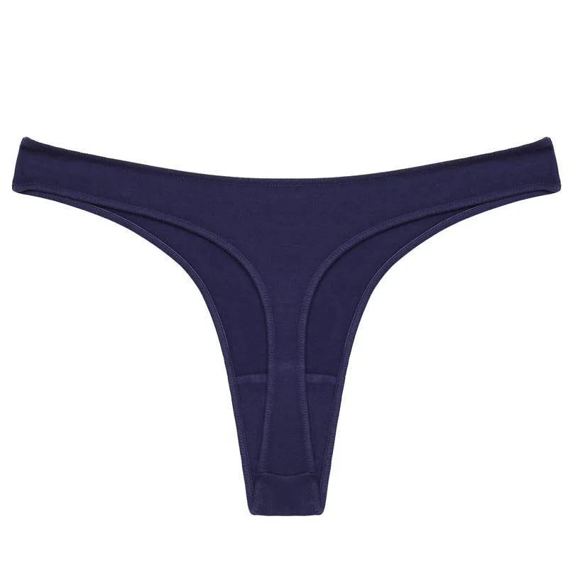 FINETOO Sexy Low-Rise Thongs for Women Female Cotton Panties Ladies Comfortable T-Back G-String Girl M-XL Intimates Lingerie New
