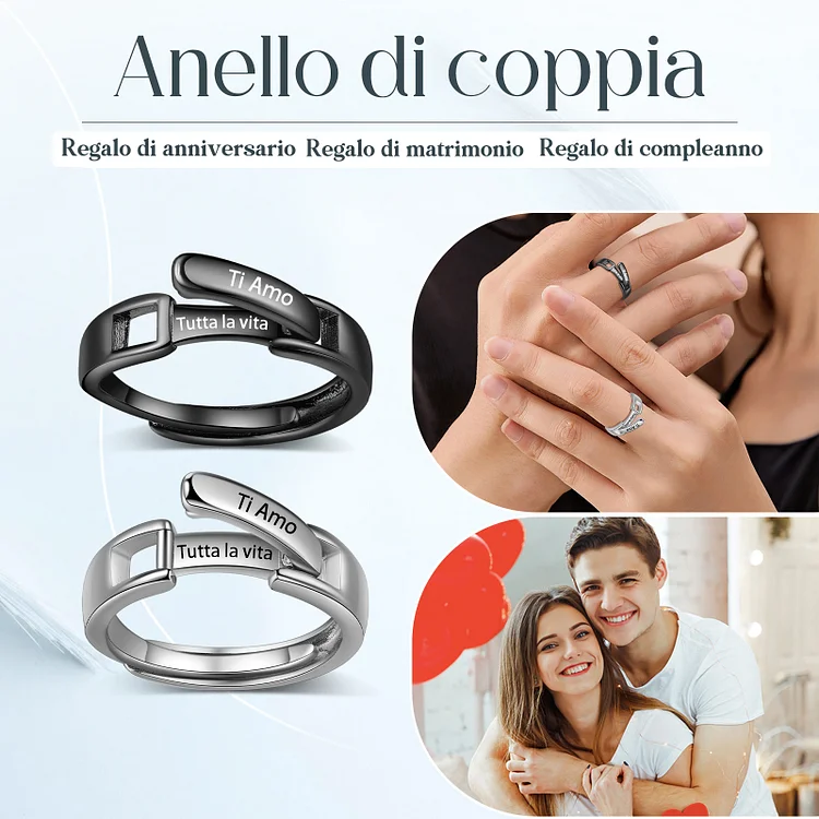 Coppia Collana incisioni lui e lei regalo festa della mamma fidanzati amore