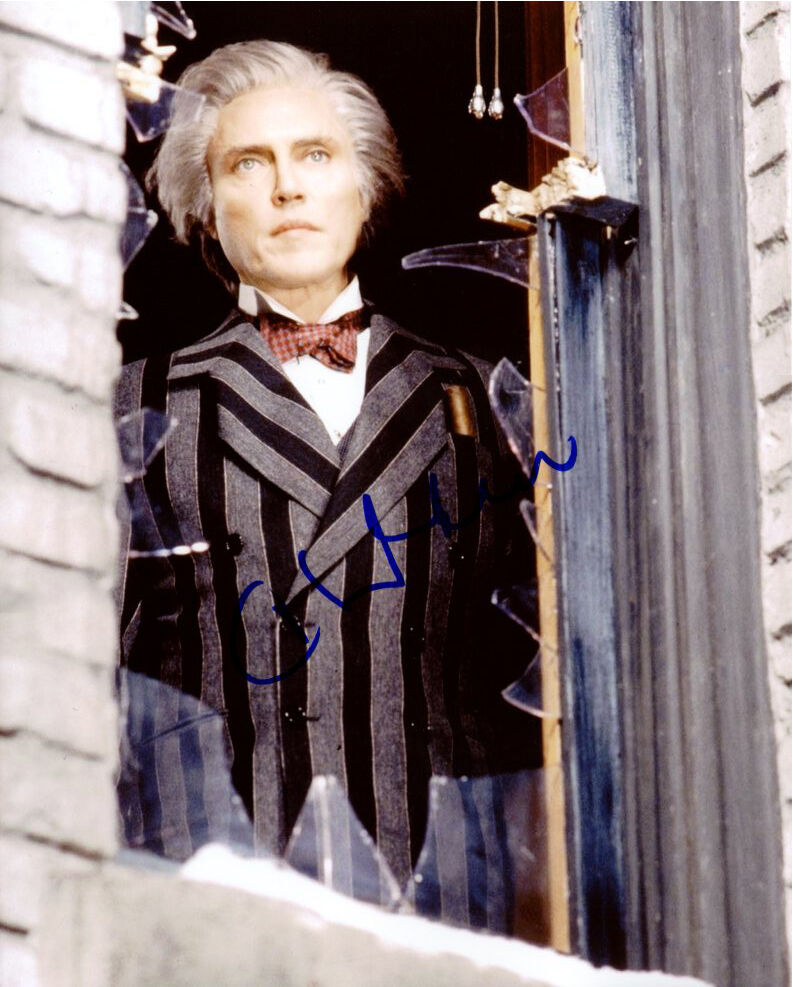 CHRISTOPHER WALKEN signed autographed BATMAN RETURNS MAX SHRECK 11x14 Photo Poster painting