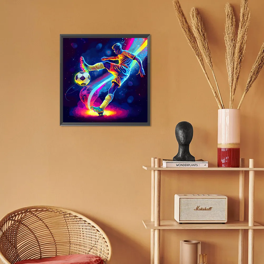 Diamond Painting - Full Round Drill - Soccer(Canvas|30*30cm)
