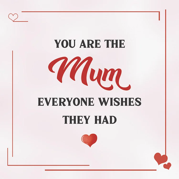 Mum/Daughter Warm Gift Card, Special Card For Mother/Wife/Daughter