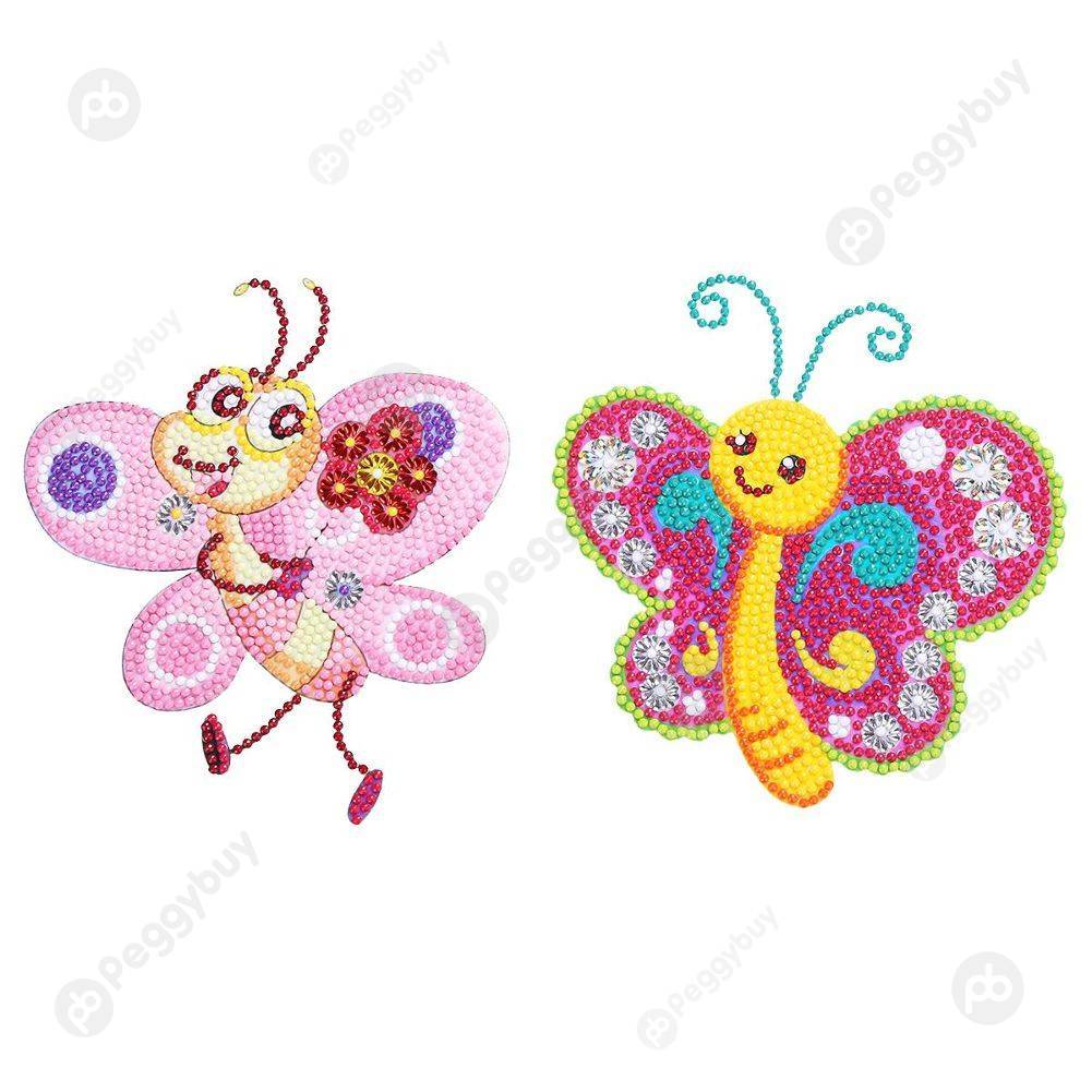 

2pcs Cute Bees-DIY Creative Diamond Sticker, 501 Original