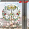 2D Flat DIY Christmas Dove Diamond Art Pendant Double-Sided Diamond Painting Set