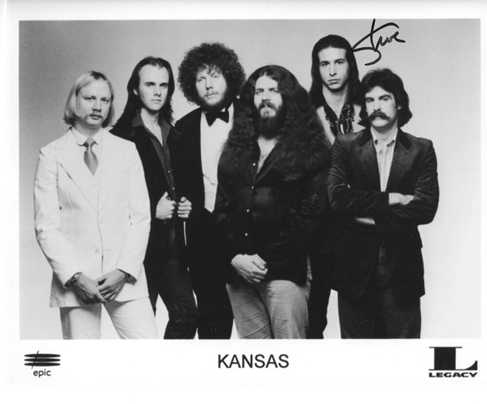 * STEVE WALSH * signed 8x10 Photo Poster painting * KANSAS ROCK BAND * * 3