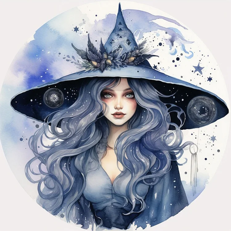 Magic Witch 30*30CM (Canvas) Full Round Drill Diamond Painting gbfke