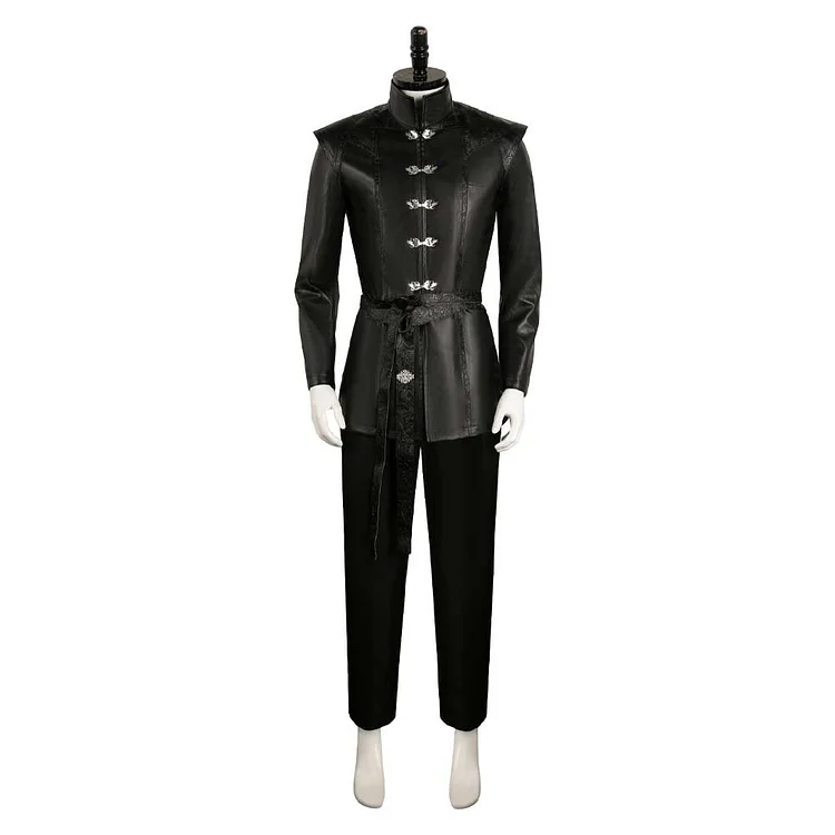 House Of The Dragon Season 2 (2024) Aemon Targaryen Black Outfits Cosplay Costume Halloween Carnival Suit