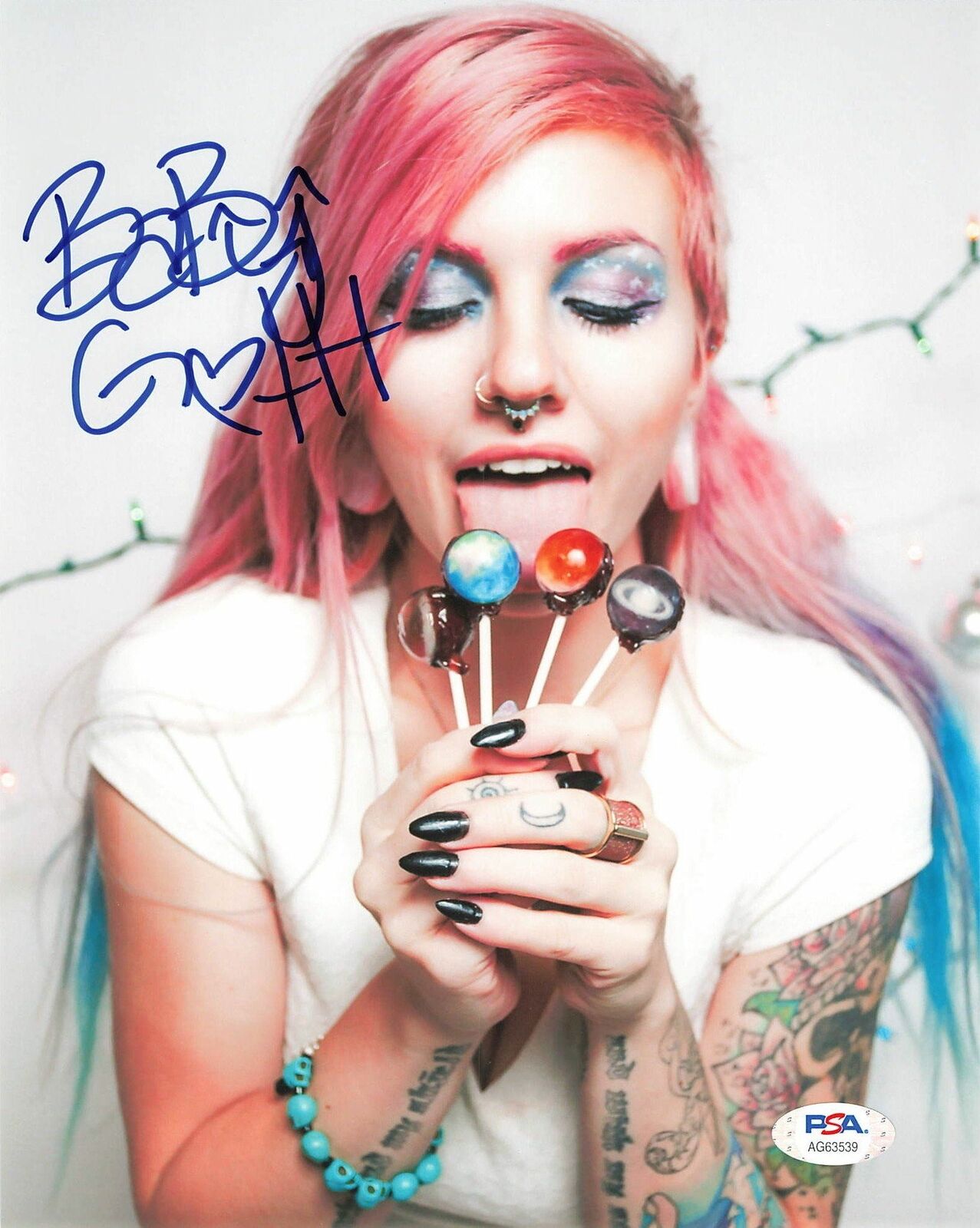 Baby Goth signed 8x10 Photo Poster painting PSA/DNA Autographed