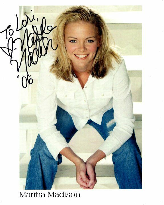 MARTHA MADISON Autographed Signed Photo Poster paintinggraph - To Lori